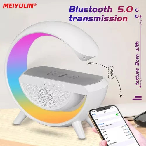 LumiBeat RGB – Lámpara Parlante con Carga Inalámbrica